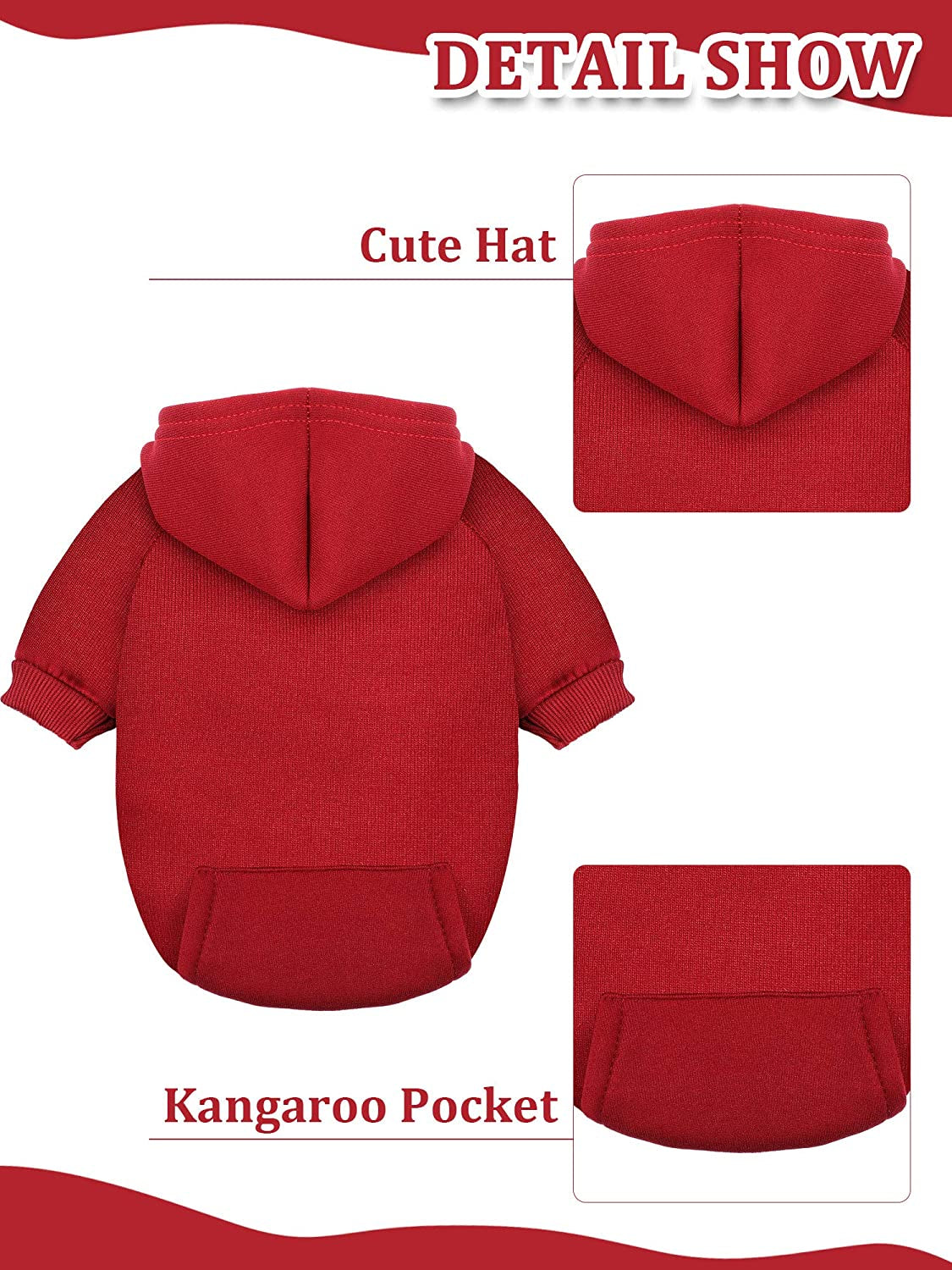 4-Piece Small Dog Clothes Set: Winter Hoodies with Hat, Coat, Sweater & Shirt (XXS) for Chihuahuas and Small Dogs